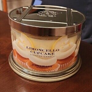 Homeworx "Limoncello Cupcake" 18oz Yellow Scented Candle NEW!